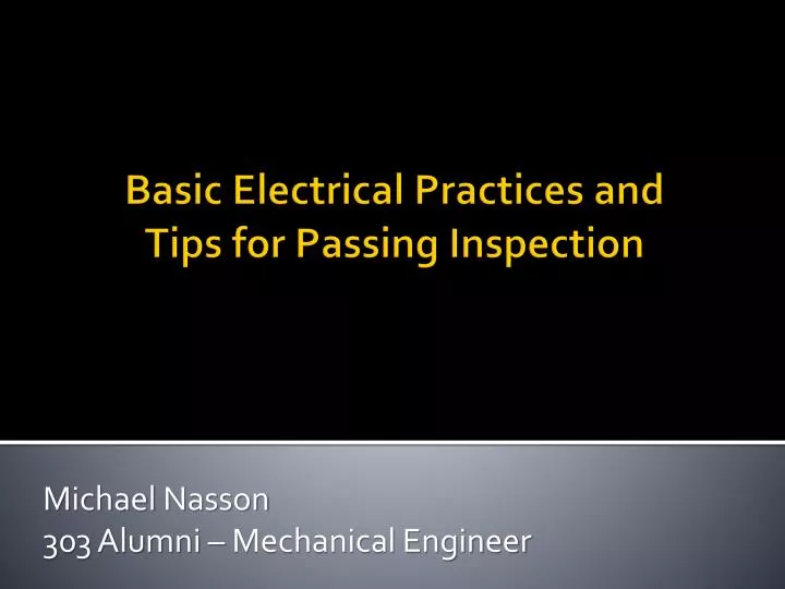 michael nasson 303 alumni mechanical engineer