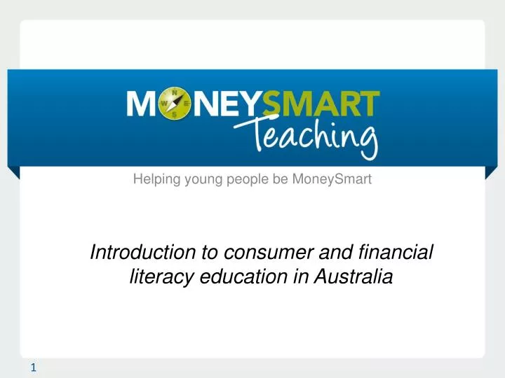 introduction to consumer and financial literacy education in australia