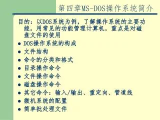 ms dos