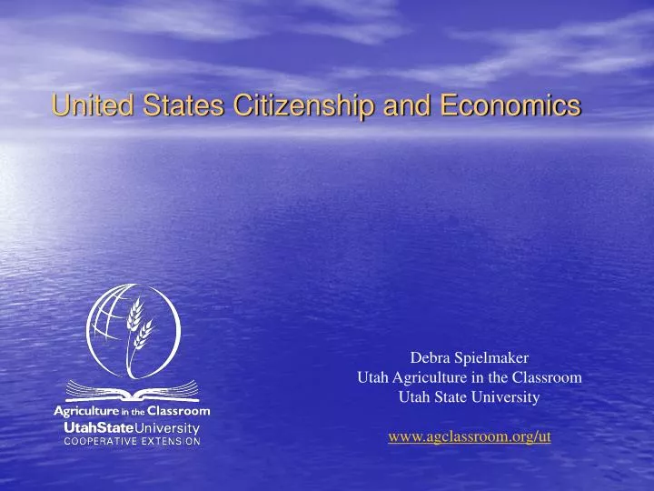 united states citizenship and economics