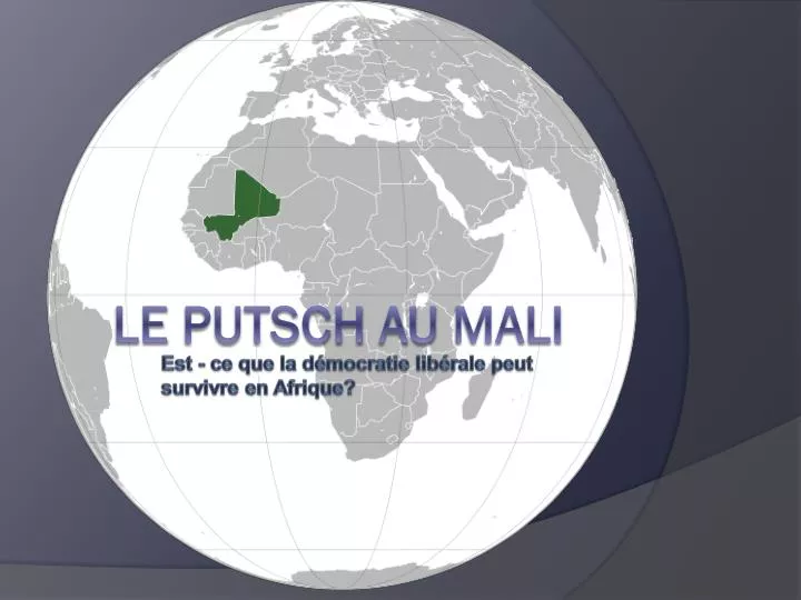 le putsch au mali