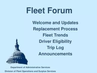 Fleet Forum