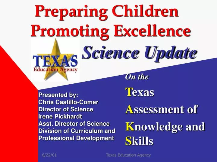 preparing children promoting excellence