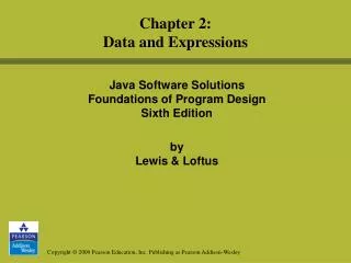 Java Software Solutions Foundations of Program Design Sixth Edition by Lewis &amp; Loftus