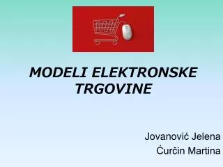 modeli elektronske trgovine