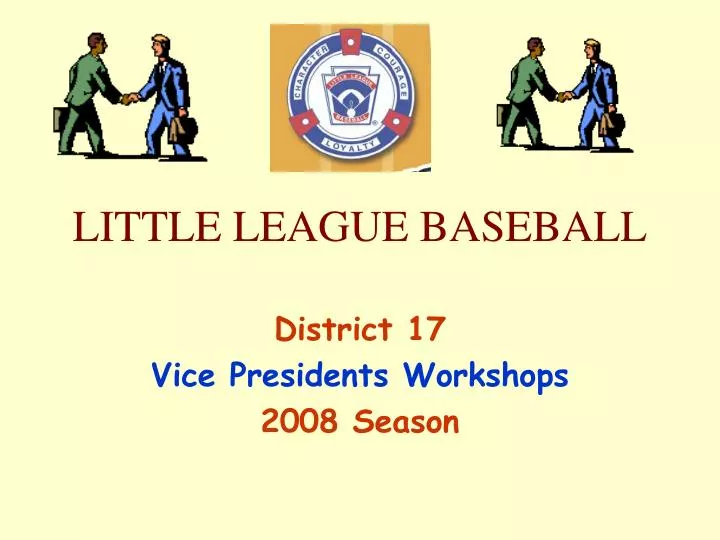 little league baseball