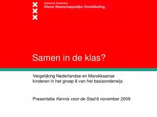 samen in de klas