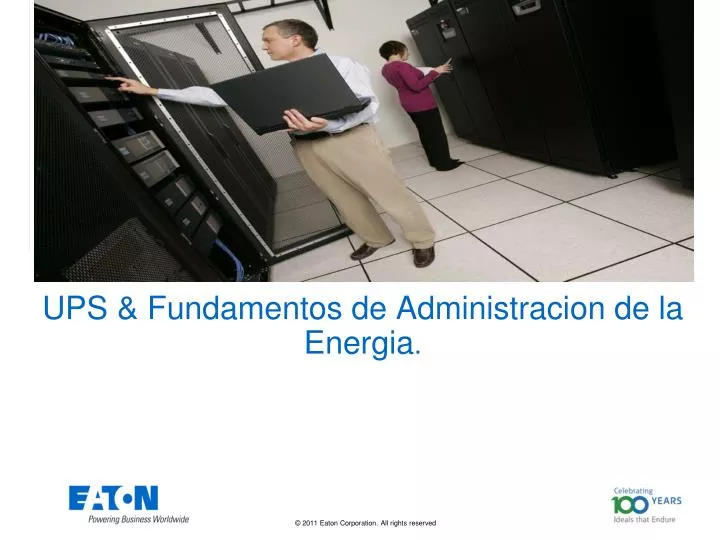 ups fundamentos de administracion de la energia