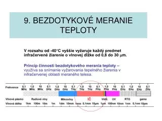 9 bezdotykov meranie teploty