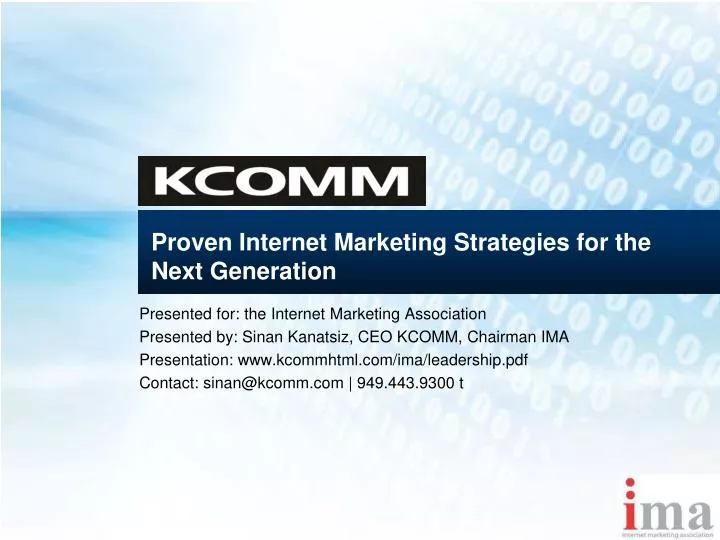 proven internet marketing strategies for the next generation