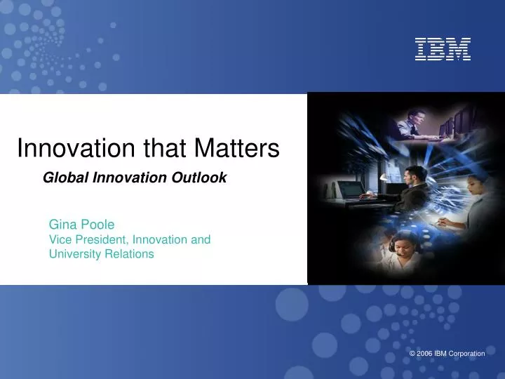 innovation that matters global innovation outlook