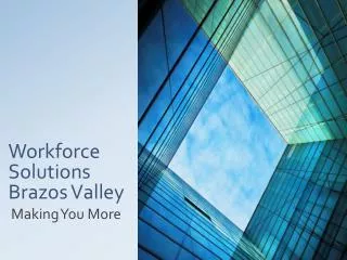 Workforce Solutions Brazos Valley