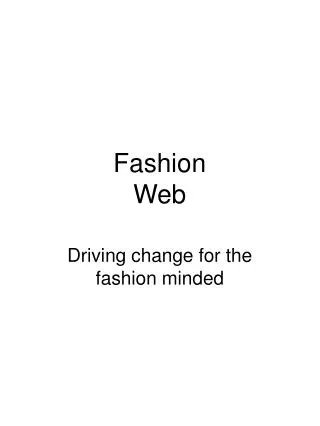 Fashion Web