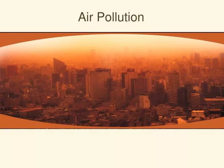 air pollution