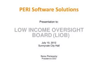 PERI Software Solutions