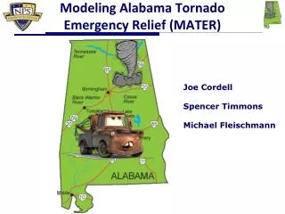 Modeling Alabama Tornado Emergency Relief (MATER)
