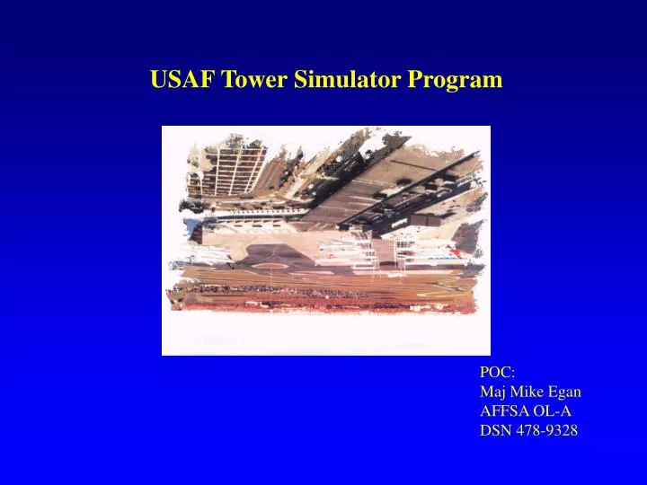 usaf tower simulator program