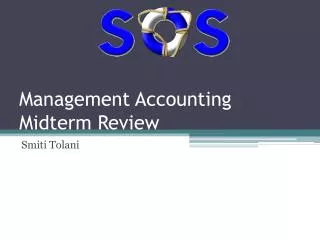 Management Accounting Midterm Review