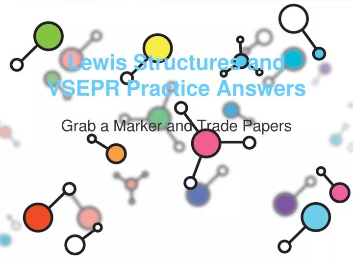 lewis structures and vsepr practice answers