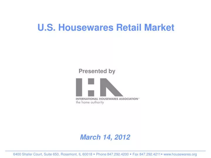 u s housewares retail market