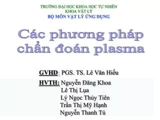 tr ng i h c khoa h c t nhi n khoa v t l b m n v t l ng d ng