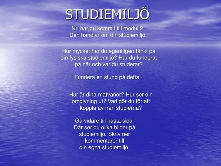 studiemilj