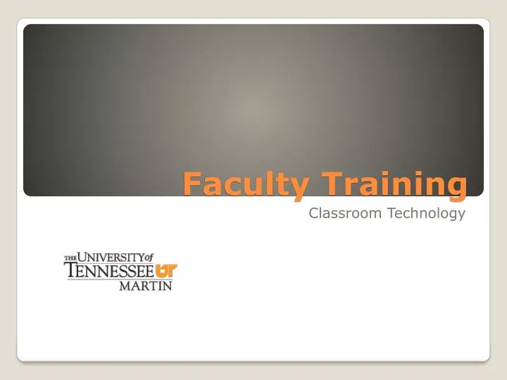 faculty training