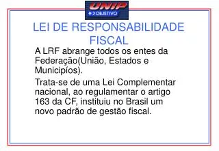 lei de responsabilidade fiscal