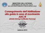 MINISTERO DELL’INTERNO DIPARTIMENTO DEI VIGILI DEL FUOCO - slide 1