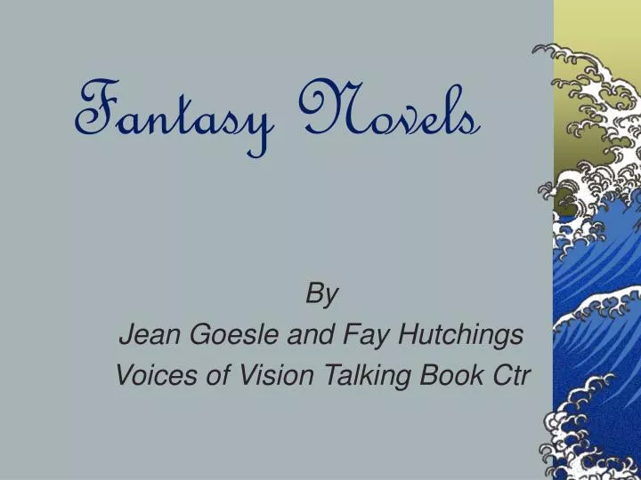 fantasy novels