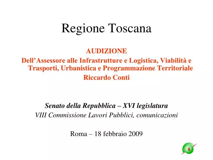 regione toscana