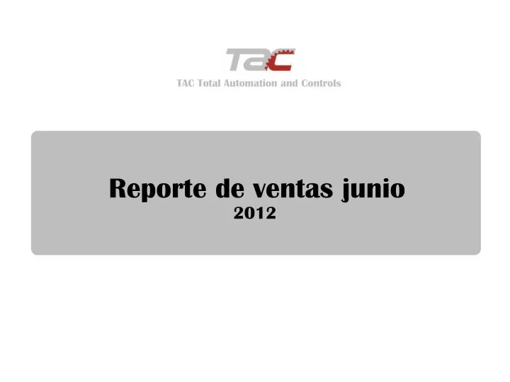 reporte de ventas junio