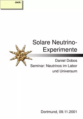 solare neutrino experimente