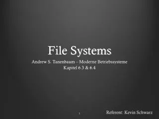file systems