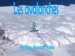 Les avalanches - slide 1