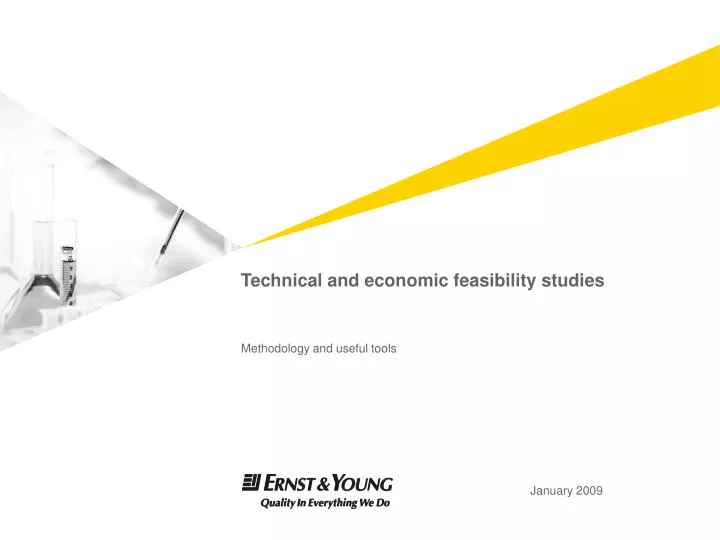 technical and economic feasibility studies