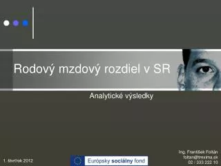 rodov mzdov rozdiel v sr
