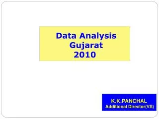 Data Analysis Gujarat 2010