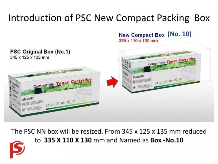 introduction of psc new compact packing box