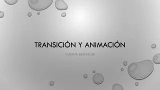 transici n y animaci n