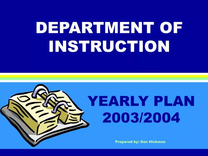 department of instruction