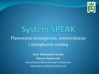 system speak
