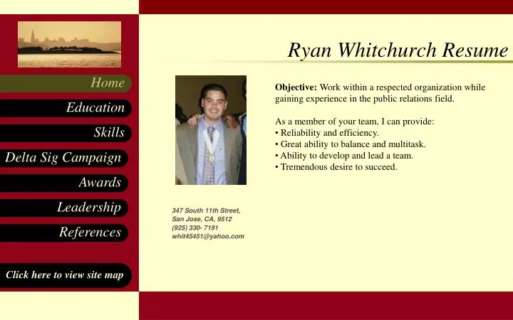 ryan whitchurch resume