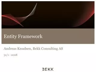 entity framework