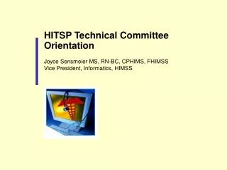 HITSP Technical Committee Orientation