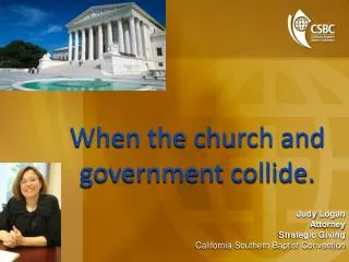 When the church and government collide.