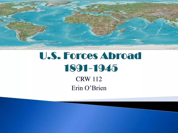 u s forces abroad 1891 1945