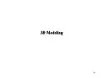 3D Modeling - slide 1