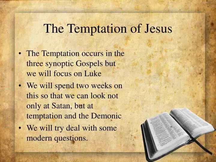 the temptation of jesus