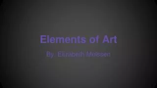 Elements of Art